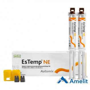 Цемент для тимчасової фіксації EsTemp NE (Spident), шприц 10 г * 2 шт.